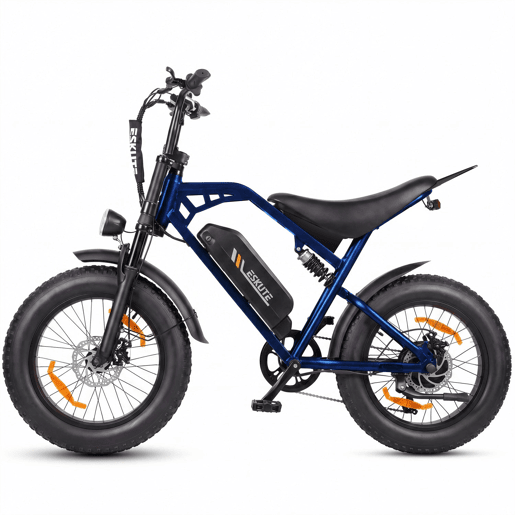 Moto Elétrica | ESKUTE V202 | 250W 48V20.8Ah 20x4 Travões de Disco Mecânicos Acessórios - Azul Moto Elétrica | ESKUTE V202 | 250W 48V20.8Ah 20x4 Travões de Disco Mecânicos Acessórios - Azul