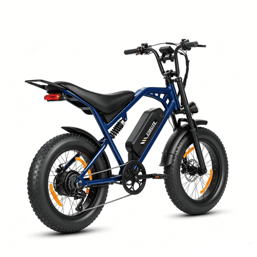 Moto Elétrica | ESKUTE V202 | 250W 48V20.8Ah 20x4 Travões de Disco Mecânicos Acessórios - Azul Moto Elétrica | ESKUTE V202 | 250W 48V20.8Ah 20x4 Travões de Disco Mecânicos Acessórios - Azul