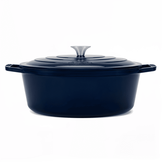 La Fonderie 1890, ALMA36, Caçarola em ferro fundido, 36cm, 7,7L, azul, compatível com todas as fontes de calor, indução, gás, grelhador e forno. La Fonderie 1890, ALMA36, Caçarola em ferro fundido, 36cm, 7,7L, azul, compatível com todas as fontes de calor, indução, gás, grelhador e forno.