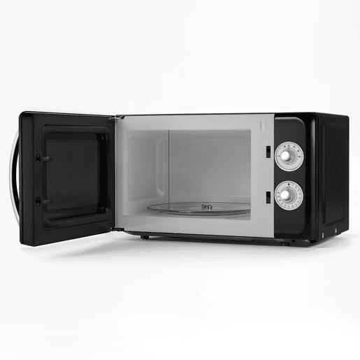 Micro-ondas Vintage 20L 700W MOVI9 Preto | 6 Modos de Cozedura, Descongelação, Temporizador 30 Min e Prato Giratório 24,5 cm Micro-ondas Vintage 20L 700W MOVI9 Preto | 6 Modos de Cozedura, Descongelação, Temporizador 30 Min e Prato Giratório 24,5 cm