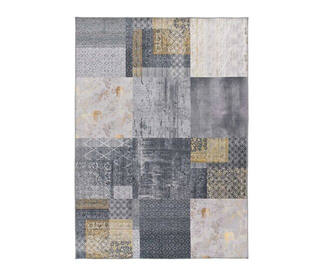 Alfombra abstracta gris neila, 120x170 cm - atticgo