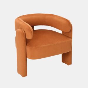 Poltrona de veludo, poltrona lounge moderna com braços | Poltrona cocktail moderna em veludo macio com acolchoamento confortável, perfeita para sala de estar, quarto e canto de leitura.