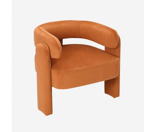 Sillón de terciopelo, sillón lounge moderno con reposabrazos | sillón cóctel moderno de terciopelo suave con acolchado cómodo, perfecto para salón,