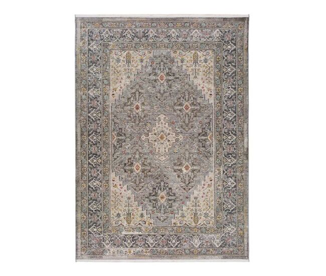 Alfombra vintage oriental gris sarough, 120x170 cm - atticgo