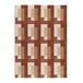 Alfombra geométrica ASTRA - ATTICGO 133x190 Alfombra geométrica ASTRA - ATTICGO 133x190 Cobre