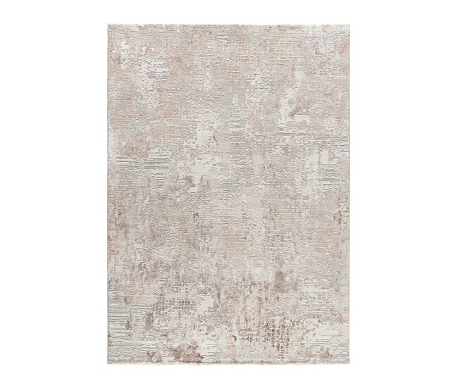 Alfombra abstracta con relieve beige ORIS, 115x170 cm - ATTICGO
