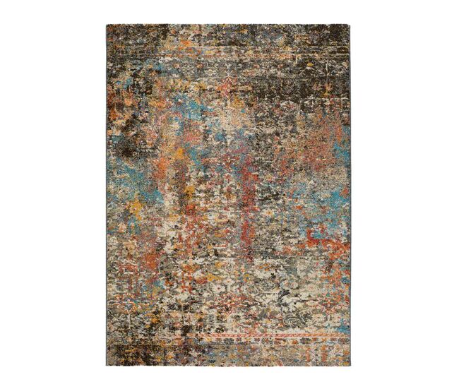 Alfombra abstracta multicolor karia, 160x230 cm - atticgo