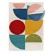 Alfombra exterior geométrica con relieve MILA - ATTICGO 80x150 Alfombra exterior geométrica con relieve MILA - ATTICGO 80x150 Multicolor