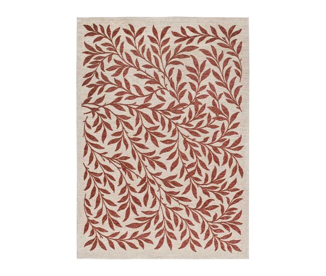 Alfombra exterior motivos florales caldera lua, 160x230 cm - atticgo