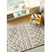 Alfombra shaggy étnica KASBAH - ATTICGO Alfombra shaggy étnica KASBAH - ATTICGO Blanco