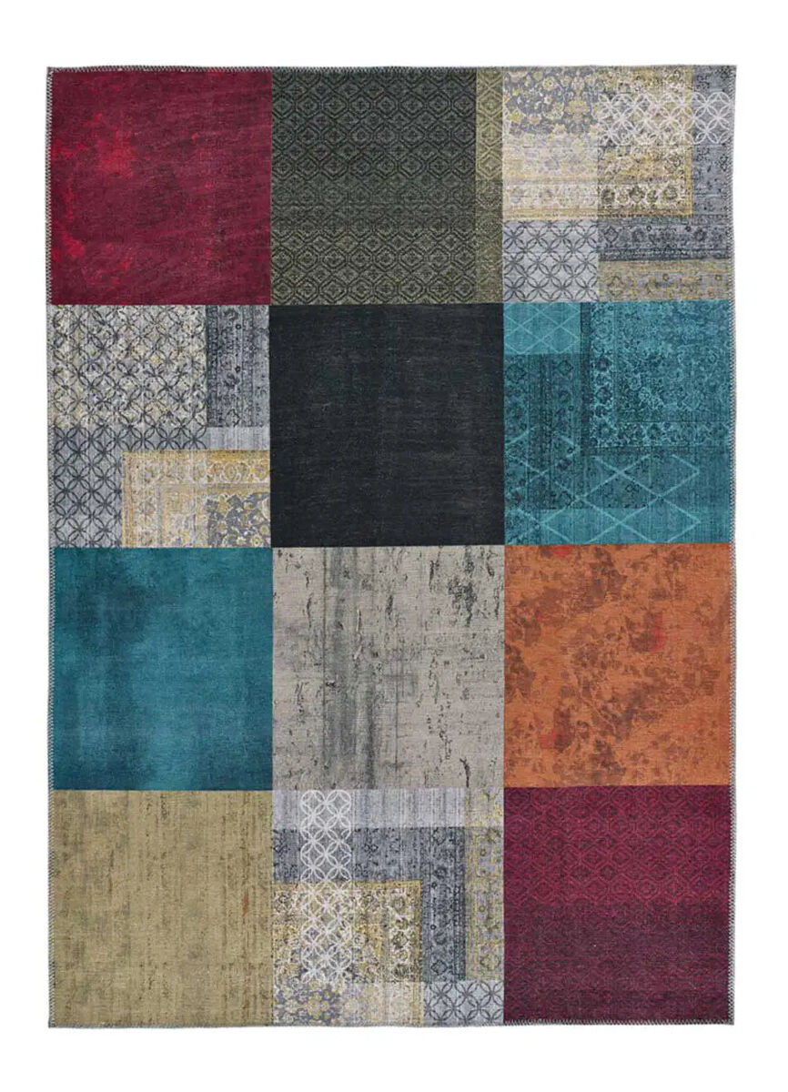 Alfombra abstracta NEILA - ATTICGO 120x170 Multicolor