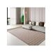 Alfombra geométrica con flecos ONA - ATTICGO 160x230 Alfombra geométrica con flecos ONA - ATTICGO 160x230 Beige