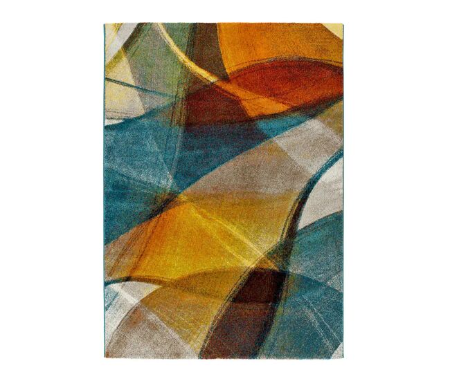 Alfombra geométrica multicolor LEIRE, 200x290 cm - ATTICGO
