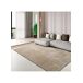 Alfombra geométrica con flecos ONA - ATTICGO 120x160 Alfombra geométrica con flecos ONA - ATTICGO 120x160 Beige