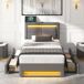 Cama individual de pu 95x196 Cama individual de pu 95x196 Gris