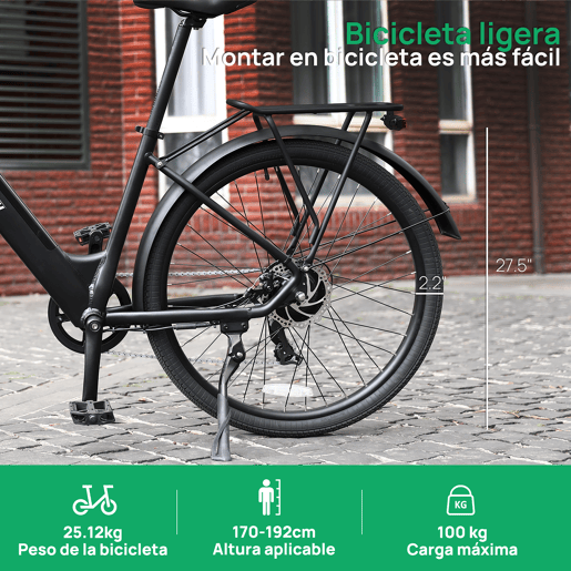 Oryxearth Bicicleta elétrica de 250 W, motor de 25 kmh, Pedelec Citybike E-Bike, bicicleta elétrica de 7 velocidades com sensor de binário para adultos, bicicleta elétrica de trekking, autonomia de 80 u2013 100 km