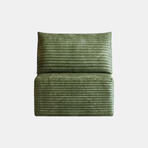 Sofá relax individual 95 x 70 cm - modular em tecido tipo veludo suave - Verde