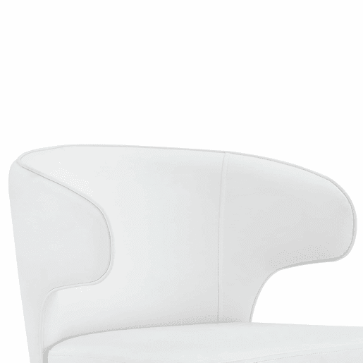 Bancos de bar 49,7 x 45 x 110 cm - Ajustáveis em altura, giratórios a 360°, com encosto e apoio para os pés - Branco