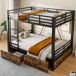Cama litera 148x204 Cama litera 148x204 Negro