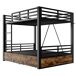 Cama litera 148x204 Cama litera 148x204 Negro