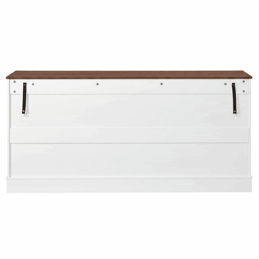 Aparador de sala de estar de 160 cm - 3 gavetas e 4 portas com padrĂ£o de riscas verticais em 3D - branco Aparador de sala de estar de 160 cm - 3 gavetas e 4 portas com padrĂ£o de riscas verticais em 3D - branco