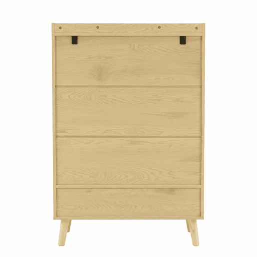 Armário 80 x 105 x 35 cm u2014 com 2 portas de rattan, 4 prateleiras, 1 gaveta e prateleira superior aberta u2014 Carvalho claro Armário 80 x 105 x 35 cm u2014 com 2 portas de rattan, 4 prateleiras, 1 gaveta e prateleira superior aberta u2014 Carvalho claro