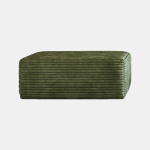 Apoio para os pés de sofá - Design modular estofado - Verde