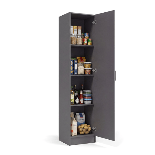 Armário de 1 porta, 37 x 180 cm, Multi Useful Gris Grafito 37 x 180 x 37 cm Armário de 1 porta, 37 x 180 cm, Multi Useful Gris Grafito 37 x 180 x 37 cm