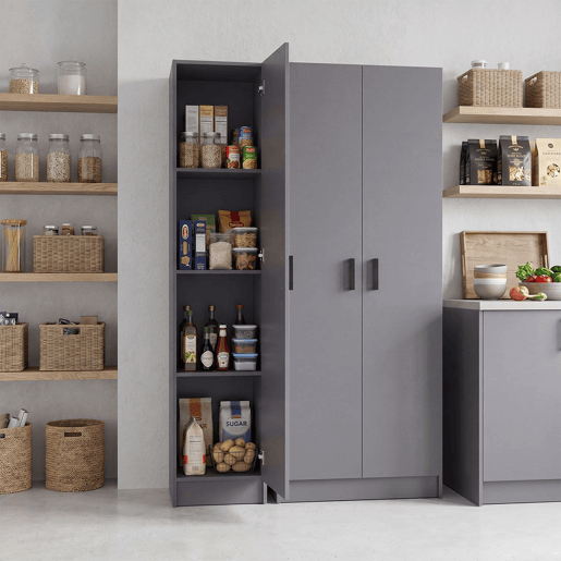 Armário de 1 porta, 37 x 180 cm, Multi Useful Gris Grafito 37 x 180 x 37 cm Armário de 1 porta, 37 x 180 cm, Multi Useful Gris Grafito 37 x 180 x 37 cm