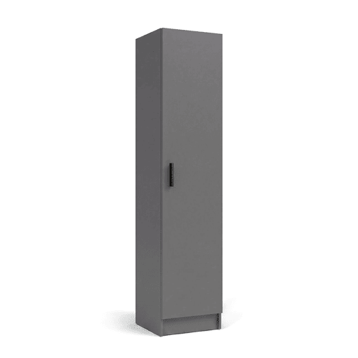 Armário de 1 porta, 37 x 180 cm, Multi Useful Gris Grafito 37 x 180 x 37 cm Armário de 1 porta, 37 x 180 cm, Multi Useful Gris Grafito 37 x 180 x 37 cm