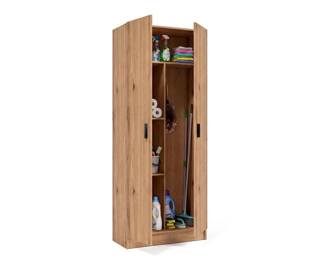 Armario de 2 puertas en alpine oak 73x180 cm multi useful 73