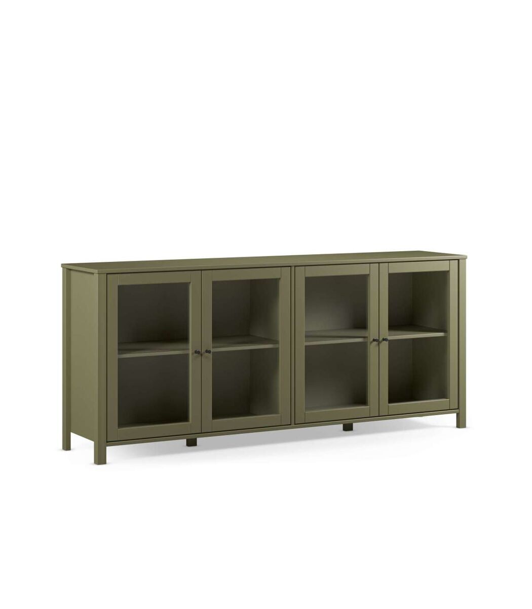 Mueble aparador 4 puertas diseño colonial.