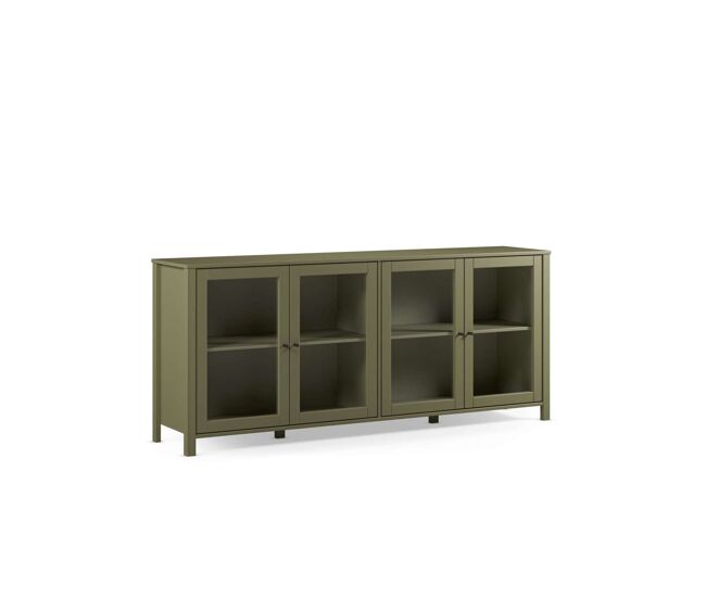 Mueble aparador 4 puertas diseño colonial.