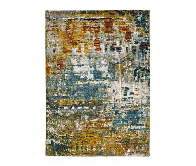 Alfombra abstracta multicolor naia, 140x200 cm - atticgo