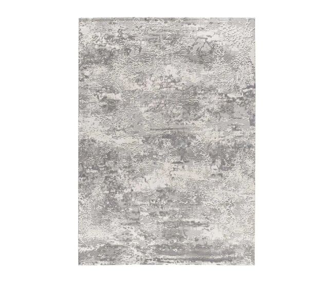 Alfombra abstracta con relieve gris oris, 115x170 cm - atticgo