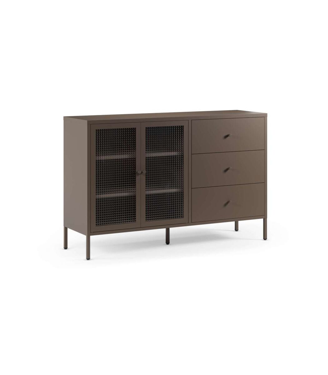 Mueble aparador 2 puertas 3 cajones diseño moderno industrial