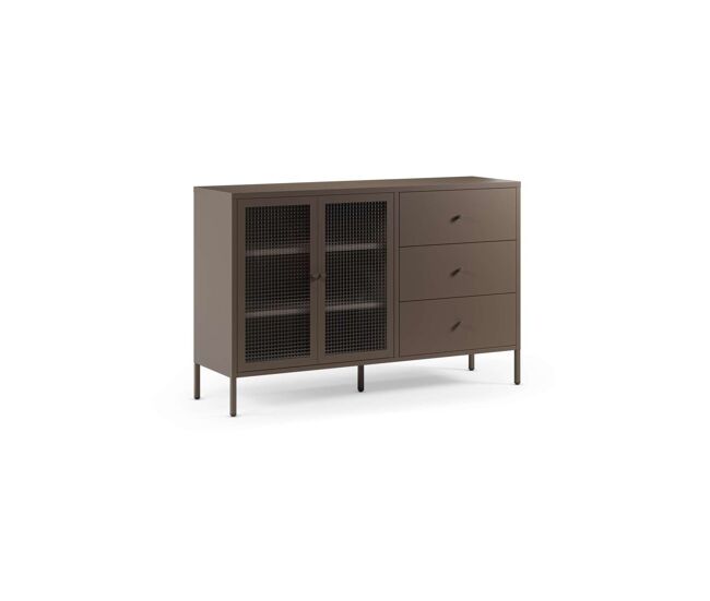 Mueble aparador 2 puertas 3 cajones diseño moderno industrial