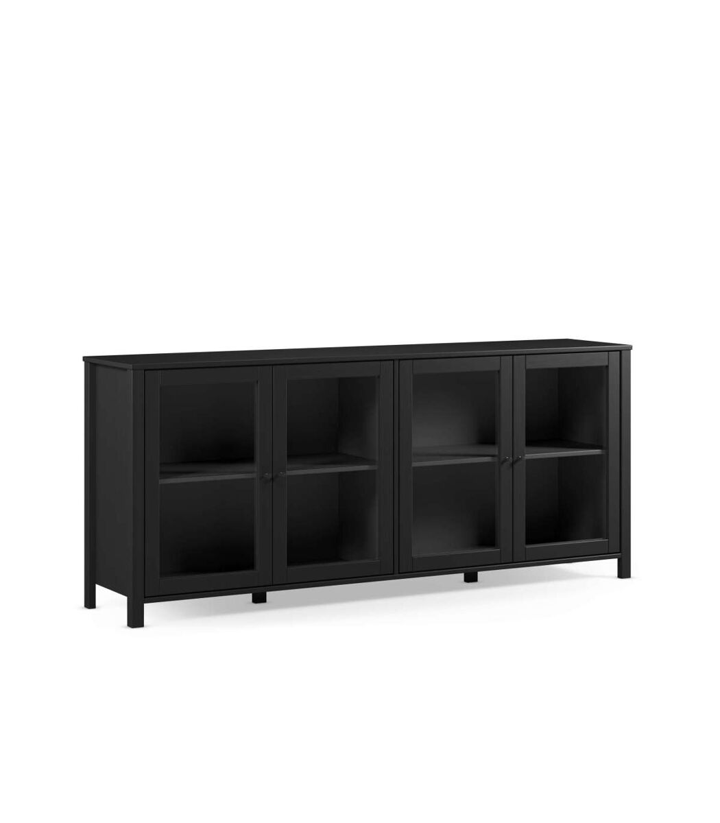 Mueble aparador 4 puertas diseño colonial.