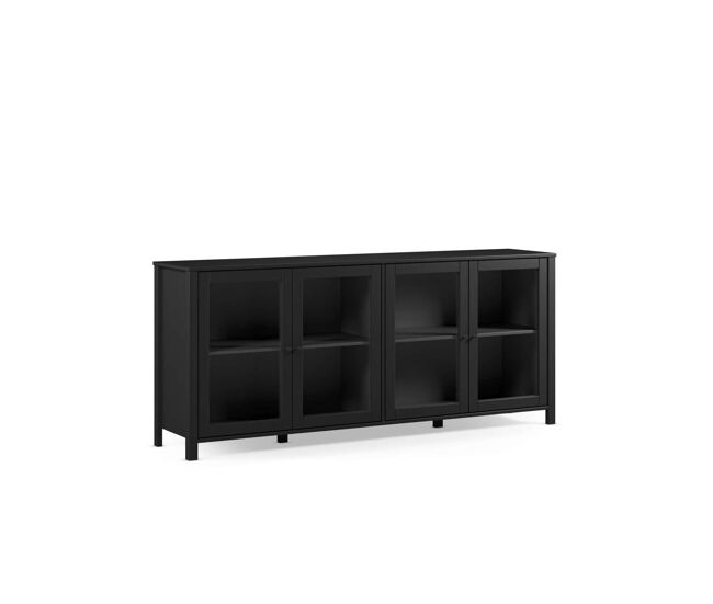 Mueble aparador 4 puertas diseño colonial.