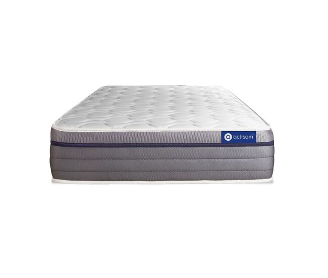 Colchón actilatex zen 105x190cm, grosor: 26cm, látex y espuma viscoelástica, equilibrado, 7 zonas de confort