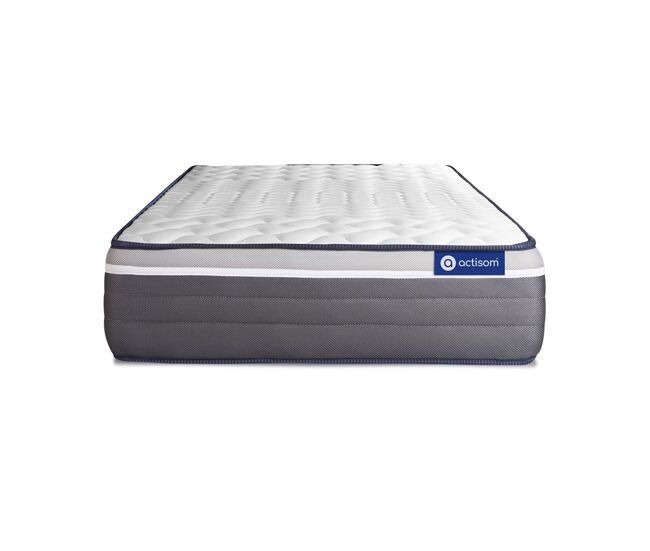 Colchón Actiflex plus 105x190cm, Grosor: 26cm, Muelles ensacados y espuma viscoelástica, Muy firme, 7 zonas de confort