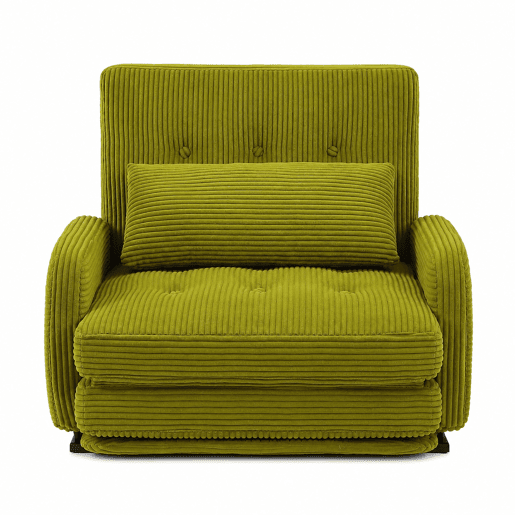 Poltrona Individual Homemiyn com Puff Acolchoado e Estrutura Sólida Poltrona Individual Homemiyn com Puff Acolchoado e Estrutura Sólida
