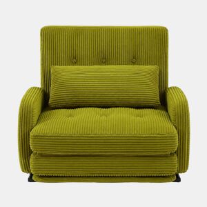 Poltrona Individual Homemiyn com Puff Acolchoado e Estrutura Sólida