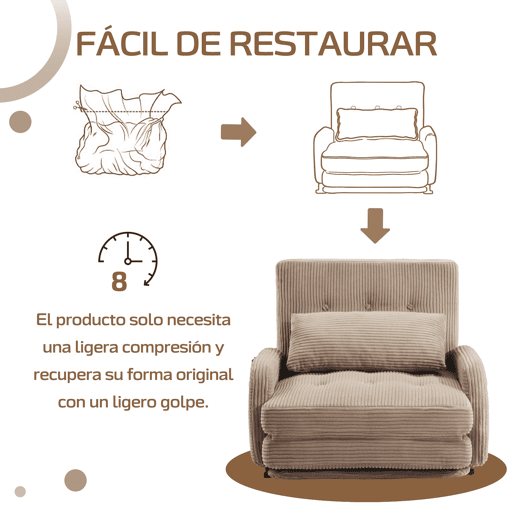 Sofá Multifuncional Homemiyn com Área de Leitura, Descanso e Música Sofá Multifuncional Homemiyn com Área de Leitura, Descanso e Música