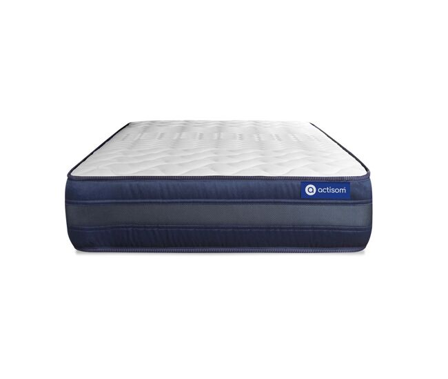 Actisom - colchón 105 x 190- colchón 1 plaza, espuma viscoelástica, 24 cm de grosor - soporte y confort muy firmes - alta calidad para un sueño óptimo