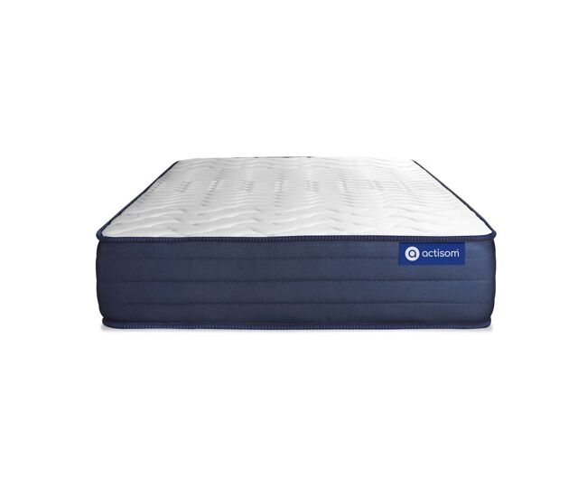 Actisom - colchón de látex 105 x 190 - colchón 1 plaza, espesor 22 cm - soporte y confort muy firmes - alta calidad para un sueño óptimo