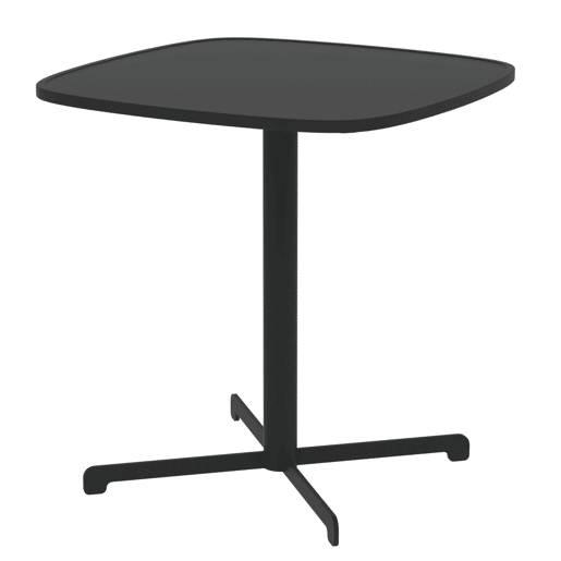 Mesa de bistrô para exterior Foggia quadrada aço 75x70x70 cm Cinzento antracite casa.pro Mesa de bistrô para exterior Foggia quadrada aço 75x70x70 cm Cinzento antracite casa.pro