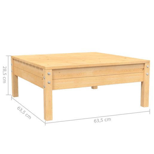vidaXL 3 pcs conjunto lounge jardim c almofadões creme pinho maciço vidaXL 3 pcs conjunto lounge jardim c almofadões creme pinho maciço