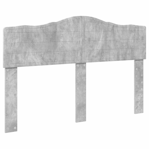 Estrutura de Cama de casal para adultos com cabeceira Concreto 160 x 200 cm Estrutura de Cama de casal para adultos com cabeceira Concreto 160 x 200 cm