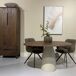 DYLON-Mesa de comedor 140x120 DYLON-Mesa de comedor 140x120 Marrón